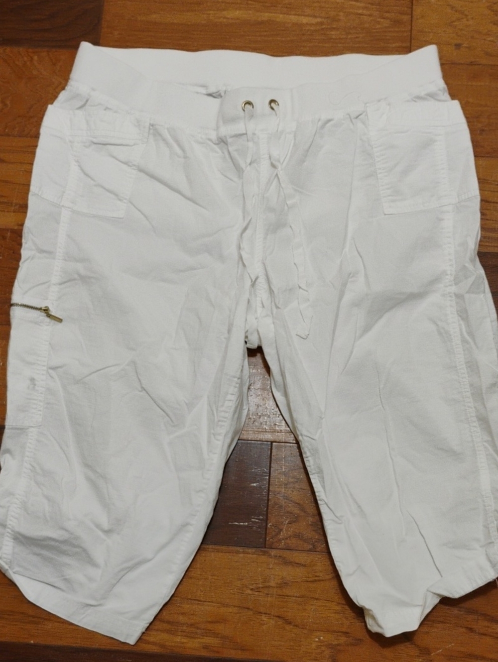 Catherines White Women's Cargo Shorts